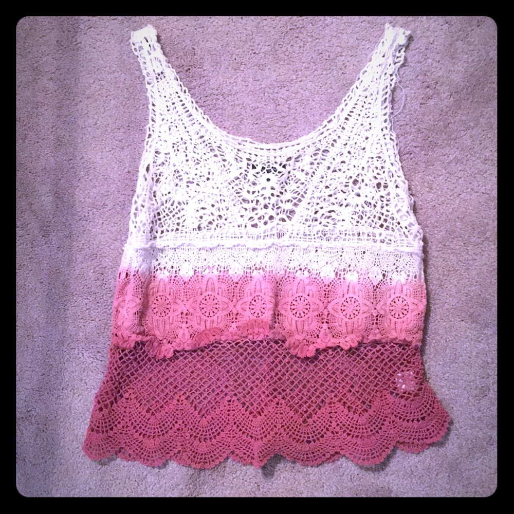 Lace tank top